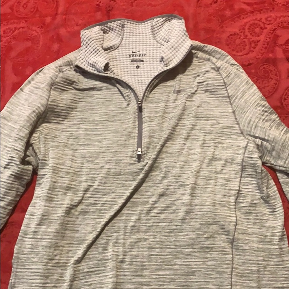 Dri fit fleece zip up large